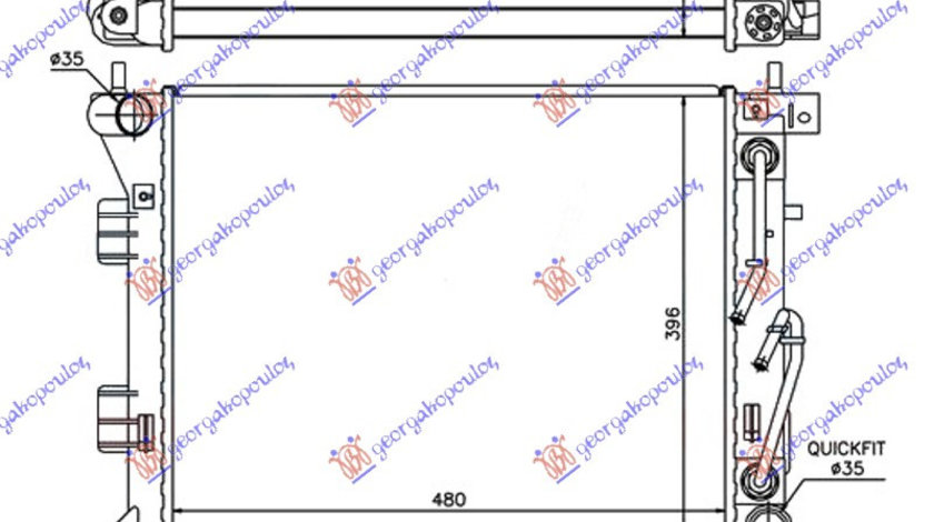 Radiator Apa - Hyundai I30 5 Usi 2012 , 25310a5850