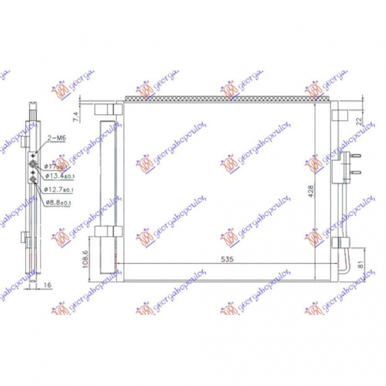 Radiator Apa - Hyundai Ix20 2011 , 253101p050