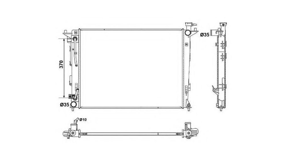 Radiator apa Hyundai ix35 (LM, EL, ELH) 2009-2016 #2 253102S550