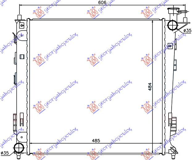 Radiator Apa - Hyundai Ix35/Tucson 2010 , 25310-2y000