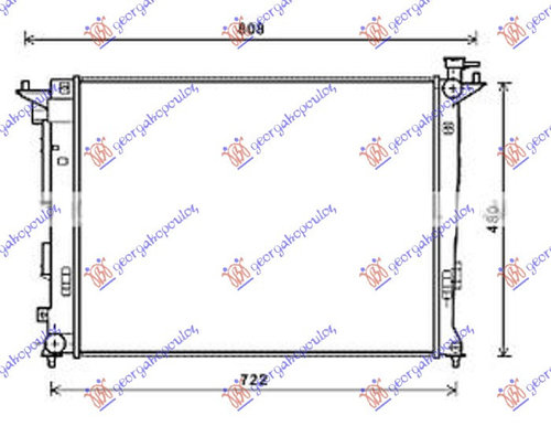 Radiator Apa - Hyundai Ix35/Tucson 2010 , 25310-2y500