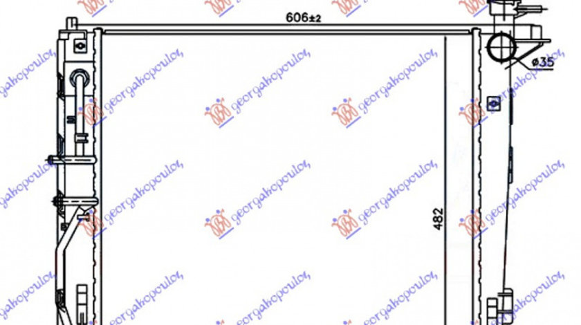 Radiator Apa - Hyundai Ix35/Tucson 2010 , 253102y010