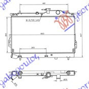 Radiator Apa - Hyundai Matrix 2001 , 25310-17800