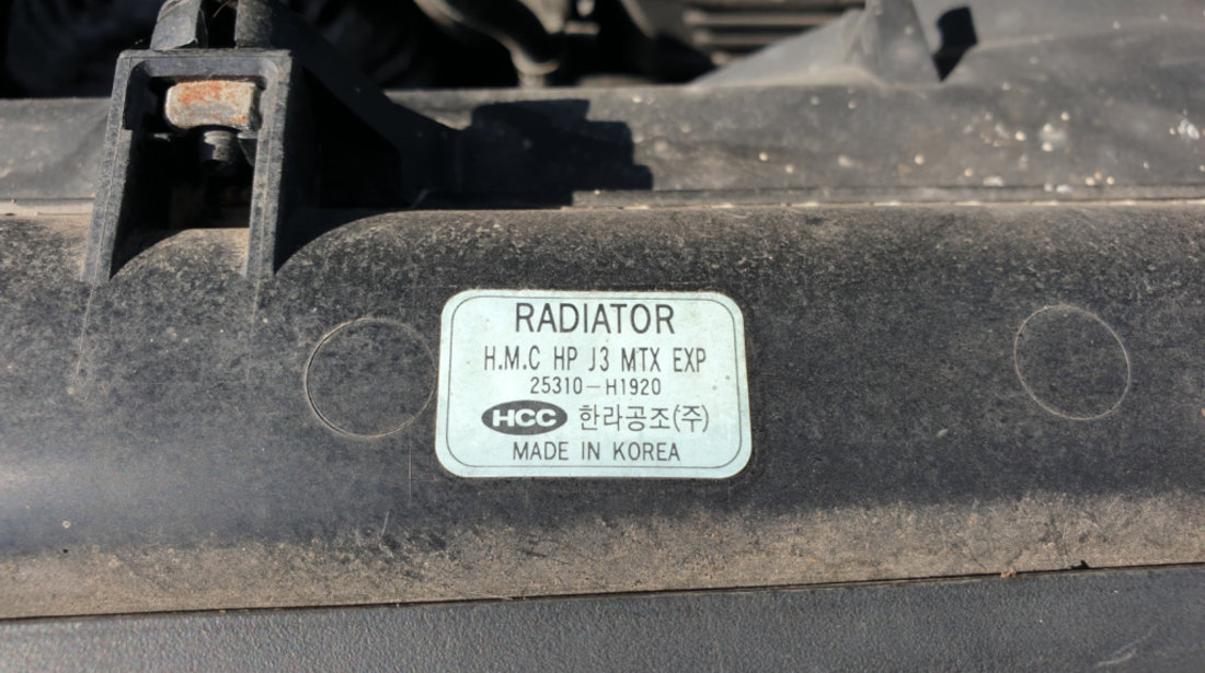 Radiator Apa Hyundai Terracan 2.9 CRDI 2001 - 2007 Cod 25310-H1920 [C2772]