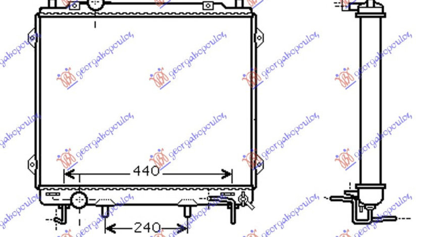 Radiator Apa - Hyundai Terracan 2004 , 25310-H1930