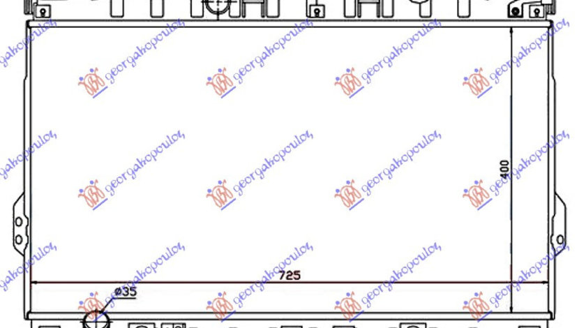 Radiator Apa - Hyundai Trajet 2004 , 253103a000