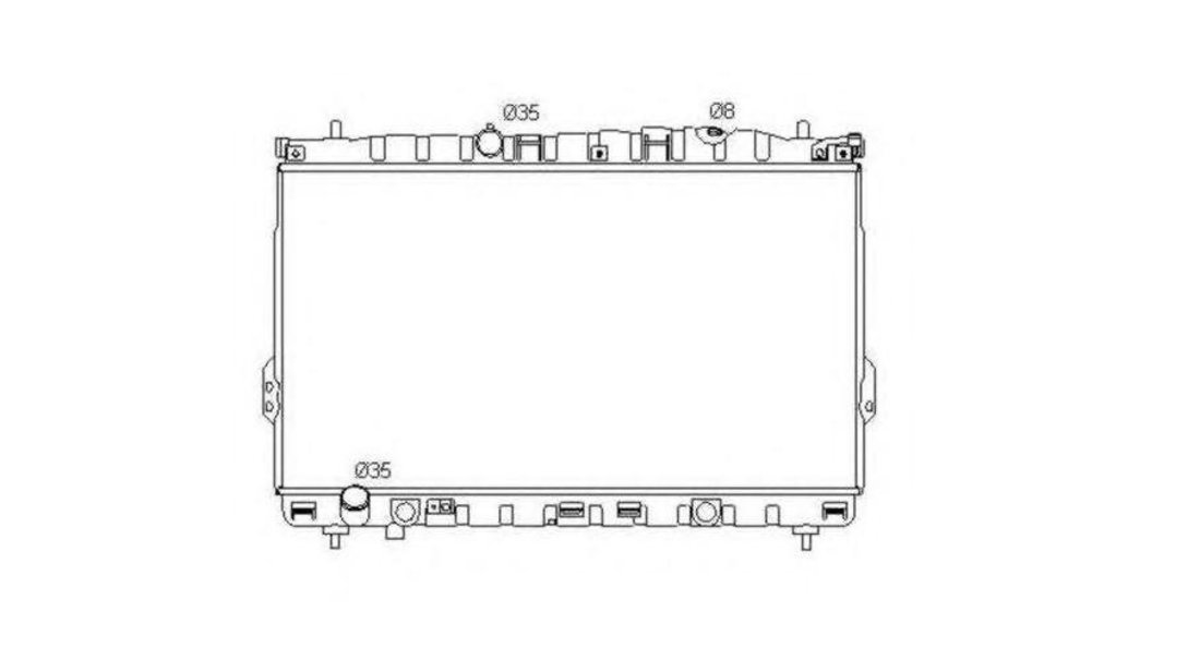 Radiator apa Hyundai TRAJET (FO) 2000-2008 #2 01283084