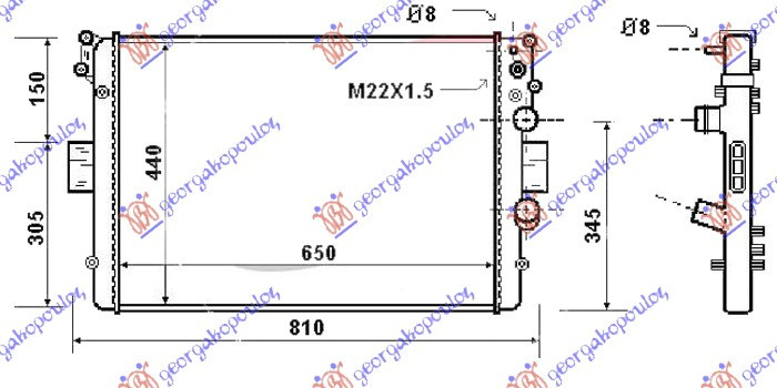 Radiator Apa - Iveco Daily 2000 , 99488591