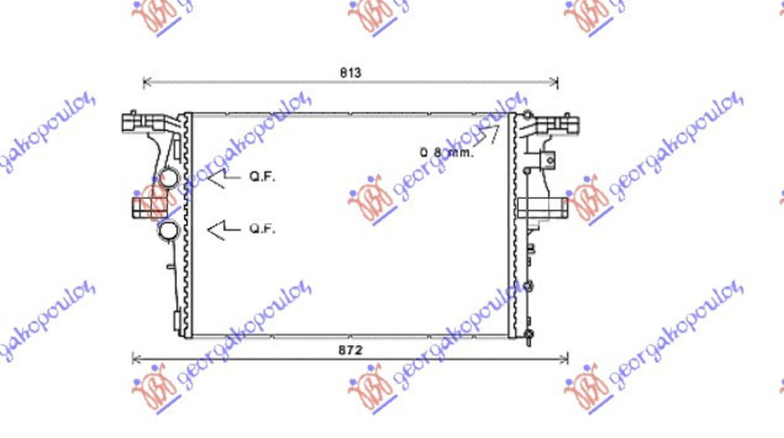 Radiator Apa - Iveco Daily 2011 , 5801264635