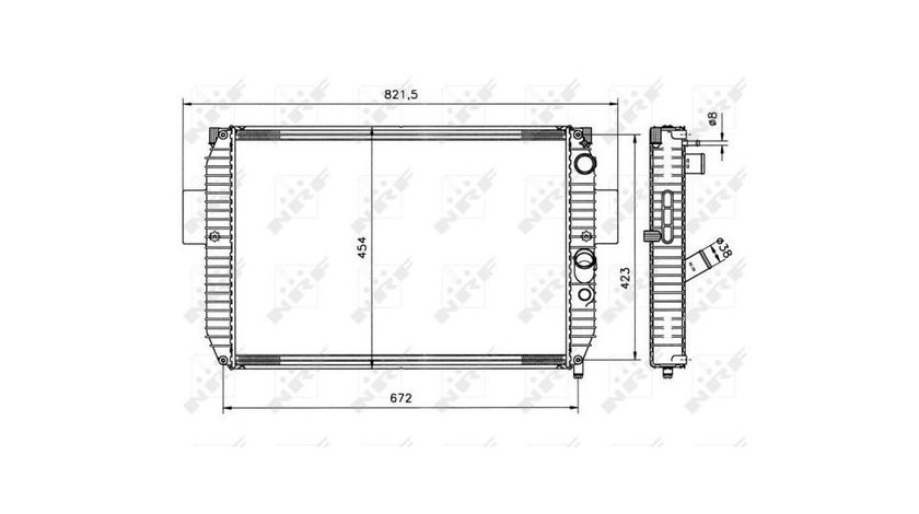 Radiator apa Iveco DAILY II autobasculanta 1989-1999 #2 02043067