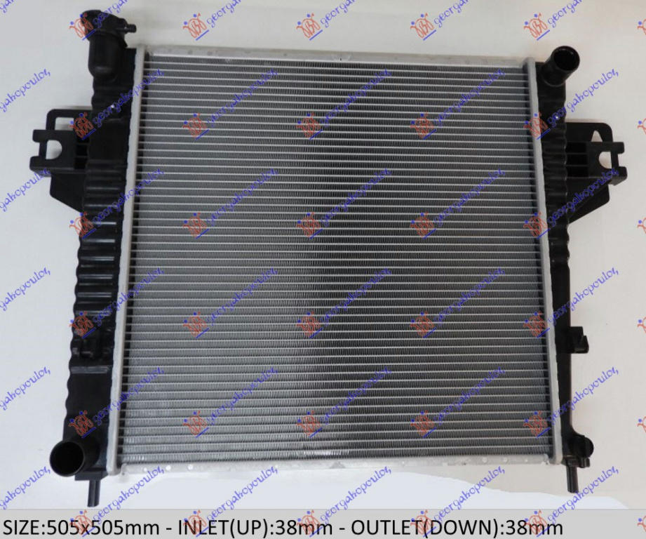 Radiator Apa - Jeep Cherokee (Liberty) 2002 , 52080123ac