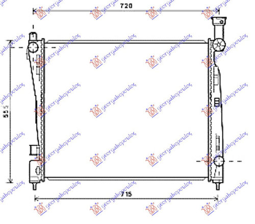 Radiator Apa - Jeep Grand Cherokee2011 2012 , 55038185ae