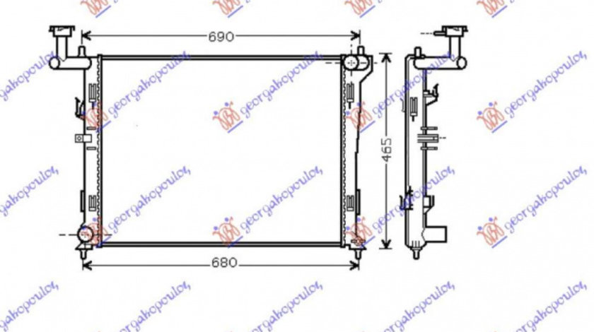 Radiator Apa - Kia Ceed 3 Usi 2007 , 253102h000