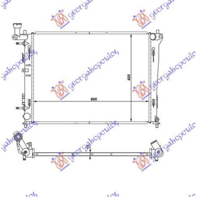 Radiator Apa - Kia Ceed 3 Usi 2010 , 25310-2h050