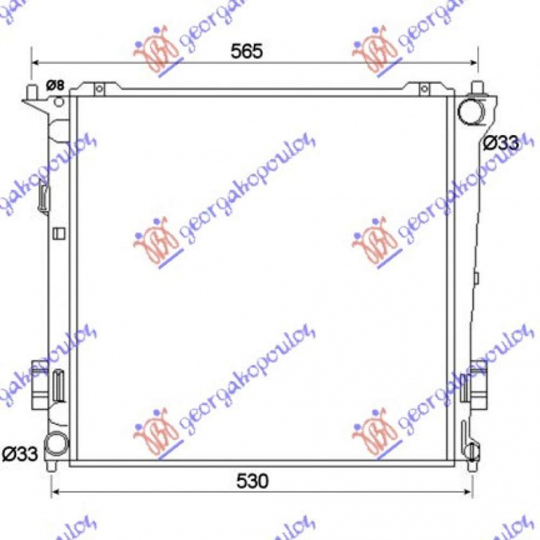 Radiator Apa - Kia Ceed 3 Usi 2010 , 25310-2h600