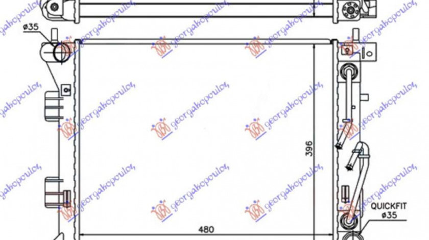 Radiator Apa - Kia Ceed 5 Usi 2013 , 25310a5850