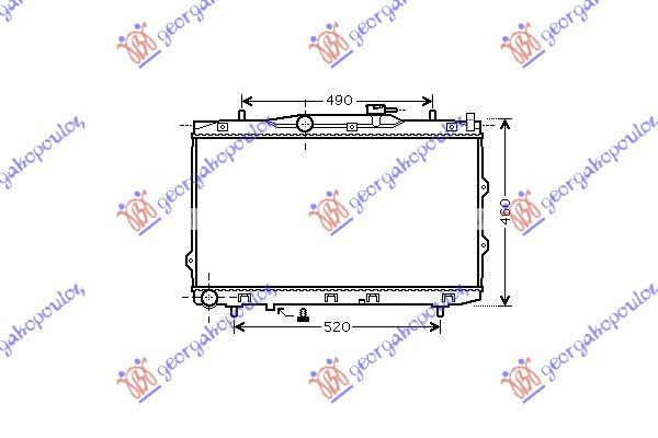 Radiator Apa - Kia Cerato 2004 , 25310-2f061