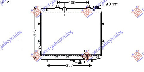 Radiator Apa - Kia Cerato 2004 , 253102f700