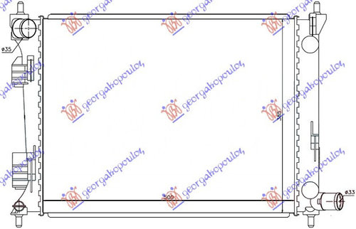 Radiator Apa - Kia Rio H/B2011 2012 , 25310-1r000