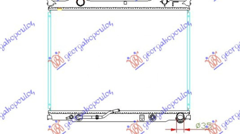 Radiator Apa - Kia Sorento 2002 , 25310-36730