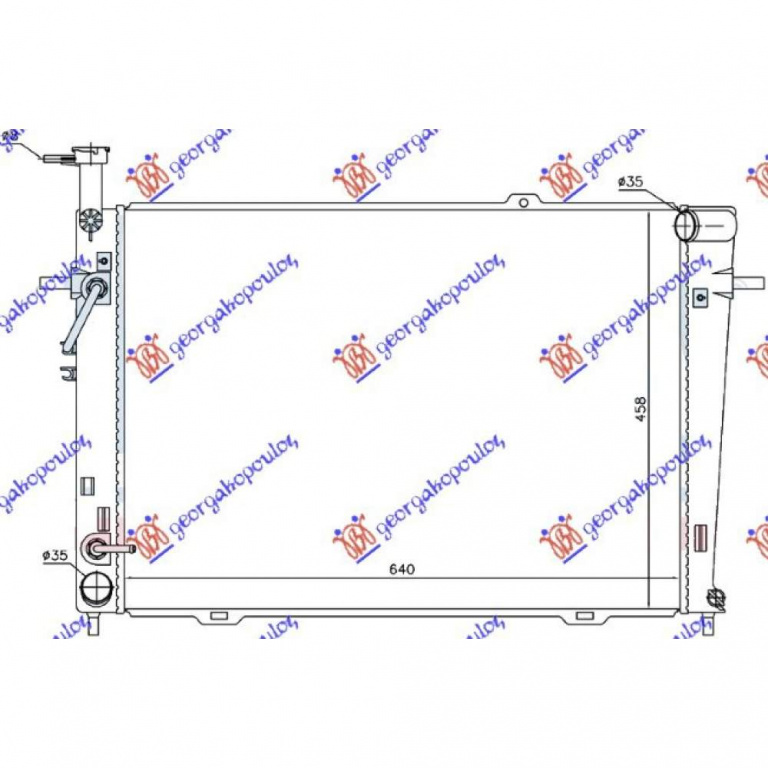Radiator Apa - Kia Sportage 2008 , 25310-2e800