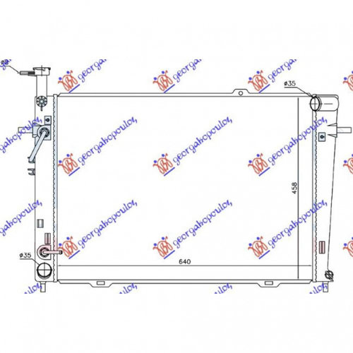 Radiator Apa - Kia Sportage 2008 , 25310-2e800