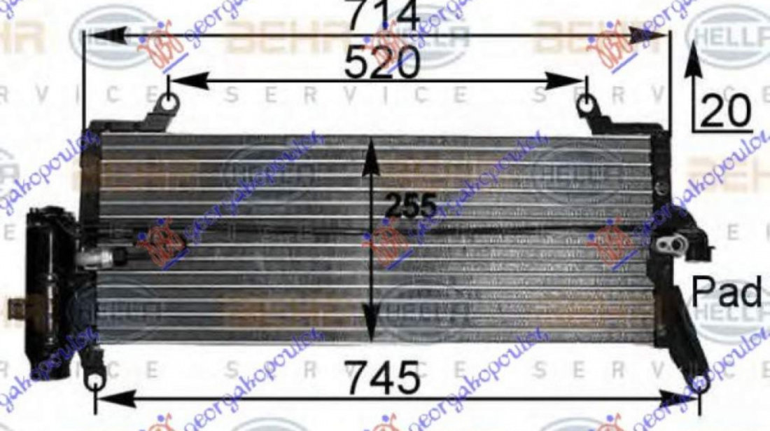 Radiator Apa - Lancia Y 1996 , 46763325