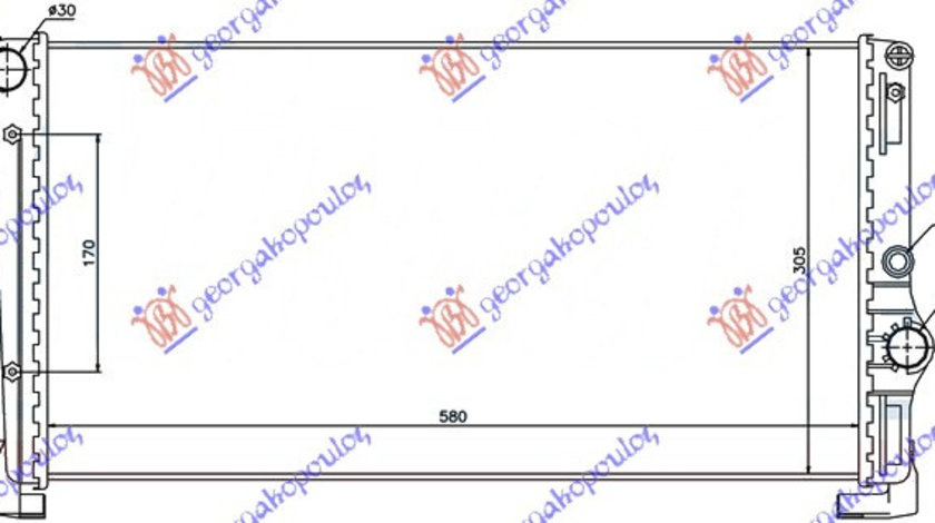 Radiator Apa - Lancia Y 2003 , 46834067