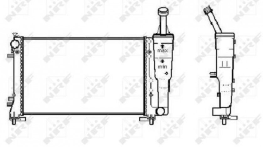 Radiator apa Lancia YPSILON (843) 2003-2011 #2 01043110