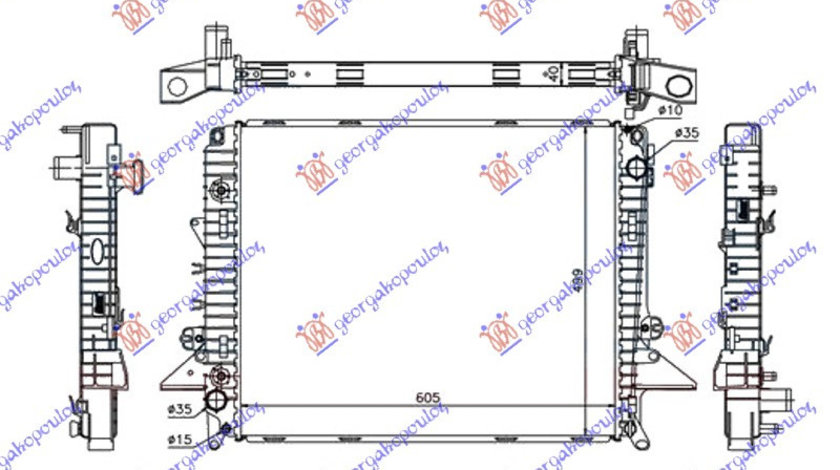 Radiator Apa - Land Rover Discovery 2005 , Pcc500111