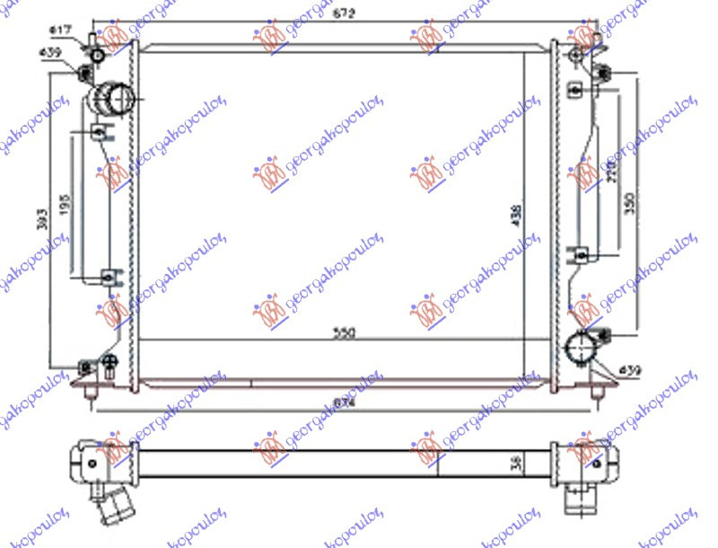 Radiator Apa - Lexus Is Ii 2005 , 1640026400