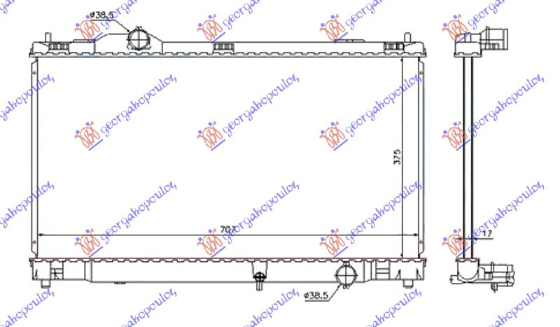 Radiator Apa - Lexus Is Ii 2005 , 1640031440