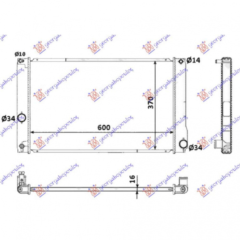 Radiator Apa - Lexus Nx 2017 , 1640036080
