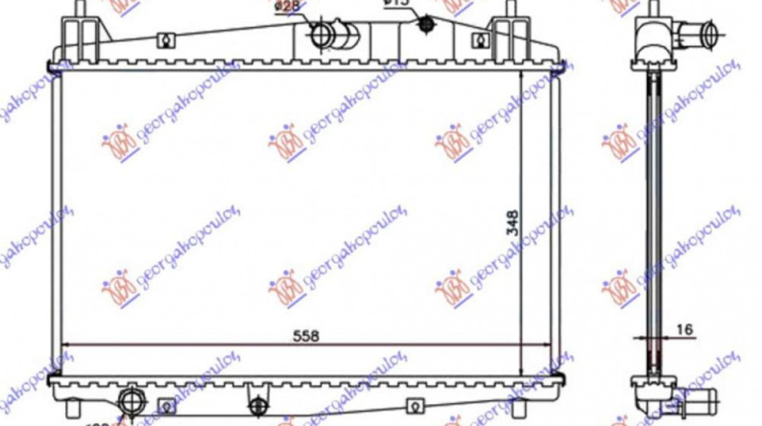 Radiator Apa - Mazda 2 2007 , Zy84-15-200a