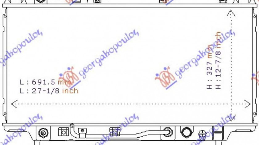 Radiator Apa - Mazda 323 H/B 1995 , B6bf15200g