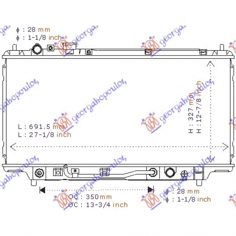 Radiator Apa - Mazda 323 H/B 1997 , B6bf15200g
