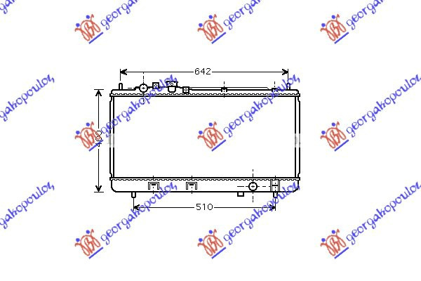 Radiator Apa - Mazda 323 Sdn 1998 , Zl33-15-200