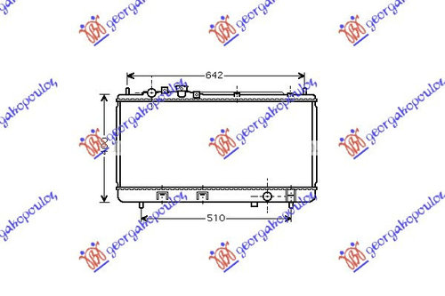 Radiator Apa - Mazda 323 Sdn 1998 , Zl33-15-200