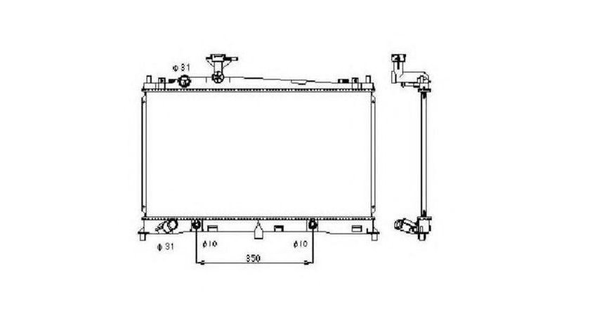 Radiator apa Mazda 6 Hatchback (GG) 2002-2008 #3 117065