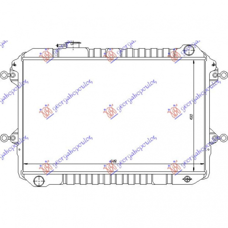 Radiator Apa - Mazda P/U 2/4usi 1986 , R226-15-200a