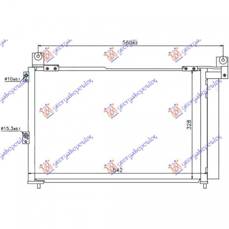 Radiator Apa - Mazda P/U 2/4usi 2003 , 1388340