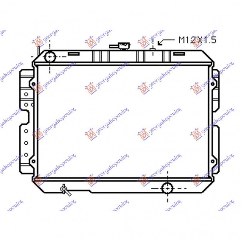 Radiator Apa - Mazda P/U 4usi 1986 , R226-15-200a