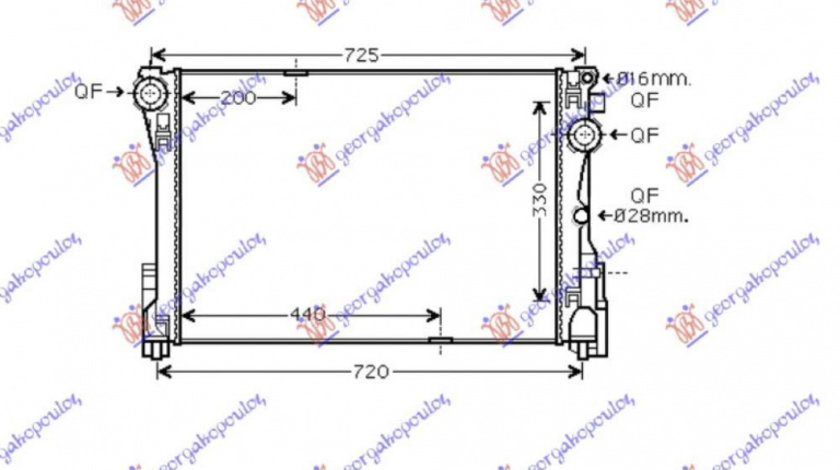 Radiator Apa - Mercedes Cls (W218) Coupe 2010 , 995006203