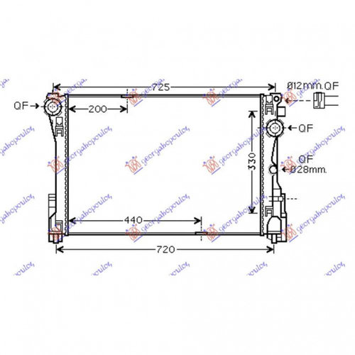 Radiator Apa - Mercedes Cls (W218) Coupe 2014 , 995002603
