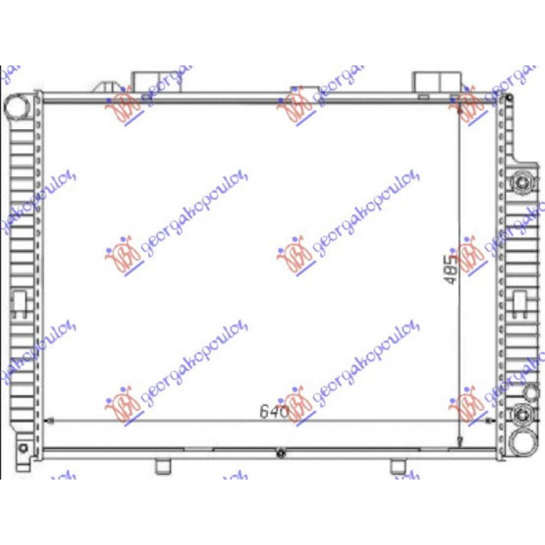 Radiator Apa - Mercedes E Class (W210) 1999 , A2105004503