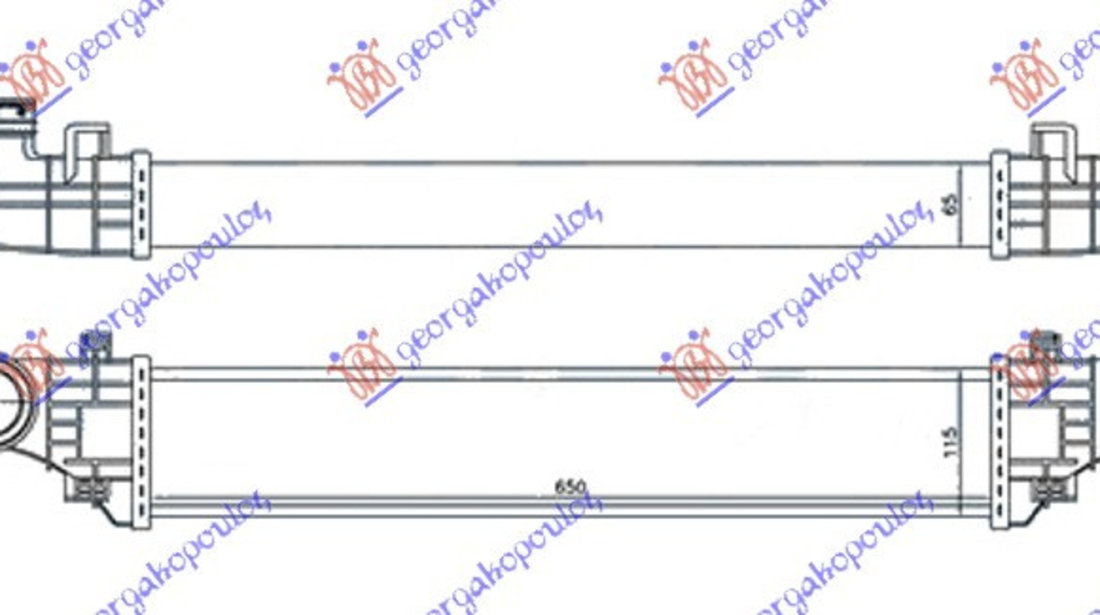 Radiator Apa - Mercedes E Class (W211) 2002 , 2115001102