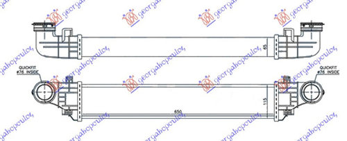 Radiator Apa - Mercedes E Class (W211) 2002 , 2115001102