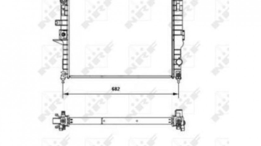 Radiator apa Mercedes M-CLASS (W163) 1998-2005 #2 01063083