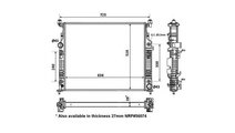 Radiator apa Mercedes M-CLASS (W164) 2005-2016 #3 ...