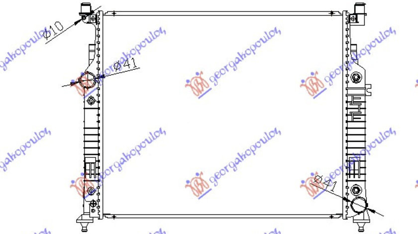 Radiator Apa - Mercedes Ml (W164) 2005 , 2515000603